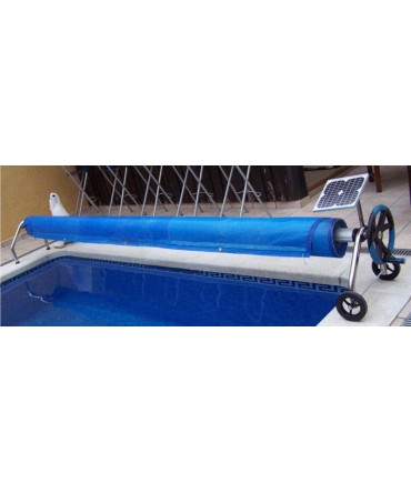 Set pentru prelata solara piscina cu panou solar 