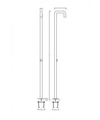 Dus pentru montaj extern din otel inoxidabi | Pool Supplies