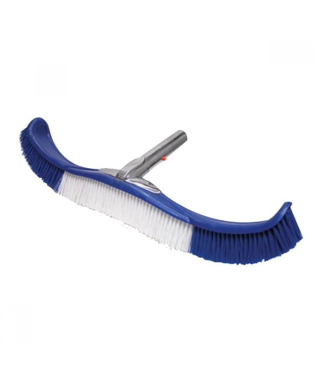 Perie flexibila cu margini arcuite si maner aluminiu - 50cm | Pool Point
