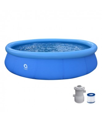 Piscină cu inel gonflabil și filtrare 4,20m H0,84m | Avenli