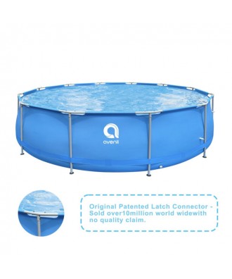 Piscină prefabricată cu filtrare, scară, acoperiș și căptușeală 4,50m Î1,22m | Avenli