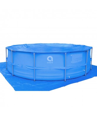 Piscină prefabricată cu filtrare, scară, acoperiș și căptușeală 4,50m Î1,22m | Avenli