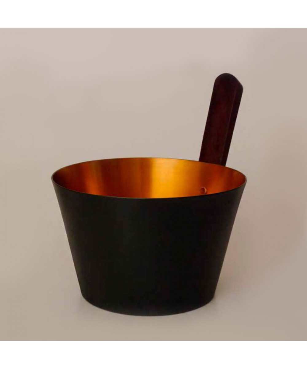 Galeata sauna aluminiu cu maner drept | Blumenberg