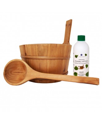 Set galeata metal si polonic si aroma Eucalipt 500 ml | Emendo