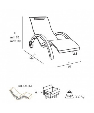 Sezlong model S110 | Arkema