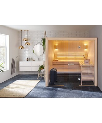 Soba sauna control incorporat 6kW - 9.0kW model HAVANNA STS | Helo