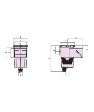 Skimmer pentru piscina ceramica 220mm х168mm | Pool Point