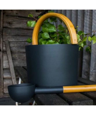 Termometru aluminiu pentru sauna Black 2 | Kolo