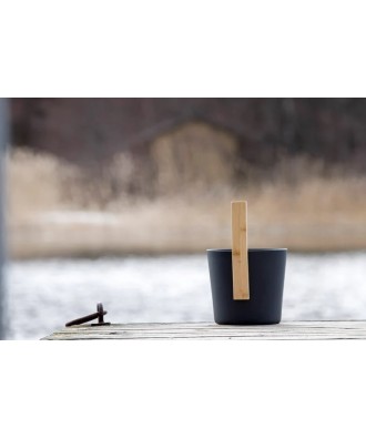 Termometru aluminiu pentru sauna Black 3 | Kolo