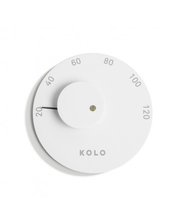 Termometru aluminiu pentru sauna White 2 | Kolo