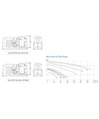 Pompa cu prefiltru pentru piscina STP | Pool Point