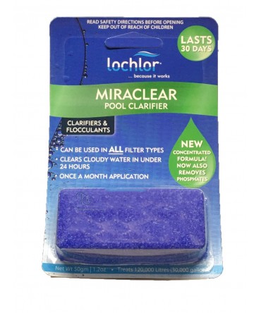 Clarifiant pentru apa tablete Miraclear Water Clarifier 50g | Lo-Chlor