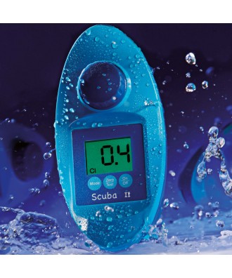 Tester electronic cu tablete 5in1 pentru masurarea valorii clor pH alcalinitate acid cianuric si brom Scuba II | Lovibond