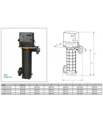 Incalzitor electric pentru piscina 24-72kW model X-EWT 2.0 | Max Dapra