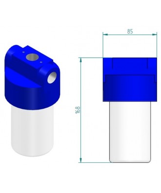 Suport pentru electrod  8x12mm pentru pompe dozatoare | Microdos
