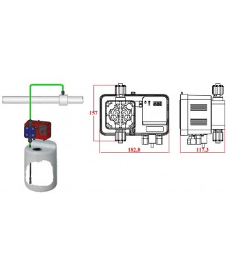 Pompa dozatoare ME1-C digital cu setari manuale | Microdos