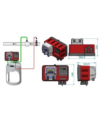 Pompa dozatoare pentru RX model MP2-RX | Microdos