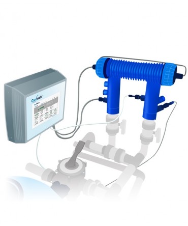 Sistem pentru hidroliza pentru piscina cu volum pana la 80m3 model Oxymatic Smart Plus 80 | Microdos