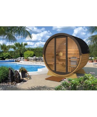 Sauna prefabricata exterior model Pool Sauna 2-4 persoane 