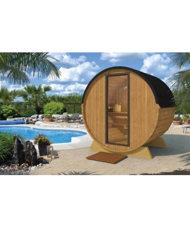 Sauna prefabricata exterior model Terrace 2-4 persoane 