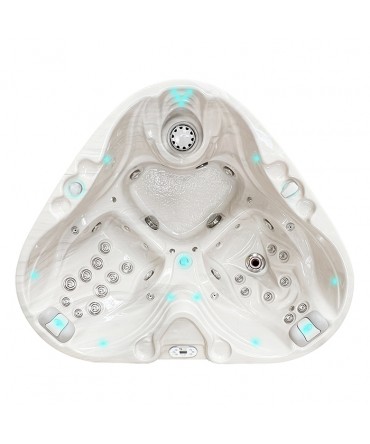 Cada hidromasaj pentru montaj extern model Heart | Passion Spas