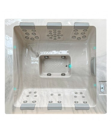 Cada hidromasaj pentru montaj extern model Serene 6 | Passion Spas