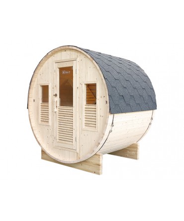 Sauna finlandeza tip Butoi model Bella pentru 3 persoane 