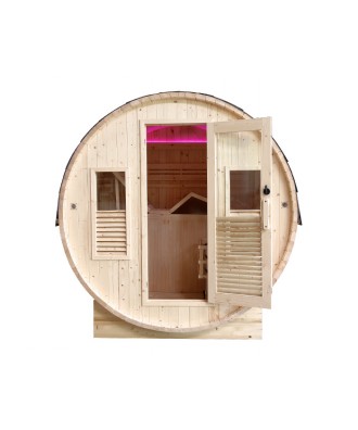 Sauna finlandeza tip Butoi model Bella pentru 3 persoane 