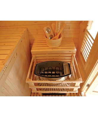 Sauna finlandeza tip Butoi model Bella pentru 3 persoane 