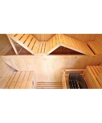 Sauna finlandeza tip Butoi model Bella pentru 3 persoane 