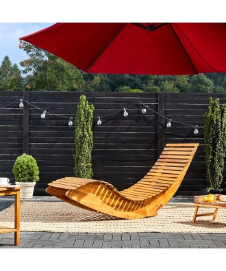 Fotoliu tip sezlong din pin | Spa Point