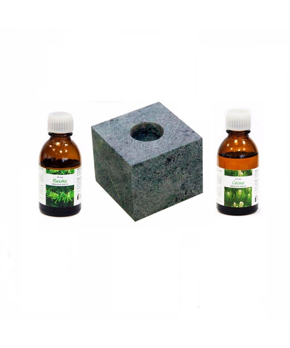 PROMOTIE Ulei esential pentru sauna – 2х15ml si piatra pentru arome cu 1 orificiu | Spa Point