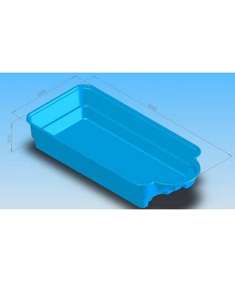 Piscina ingropata din fibra de sticla model GOLF
