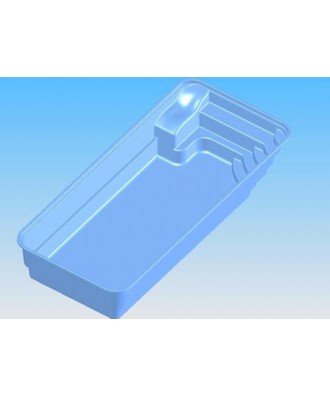 Piscina ingropata din fibra de sticla model DELTA 