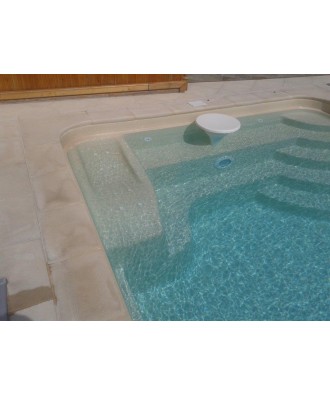 Piscina ingropata din fibra de sticla model DELTA 