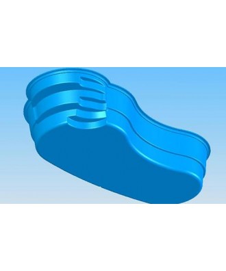 Piscina ingropata din fibra de sticla model LAGUNA 