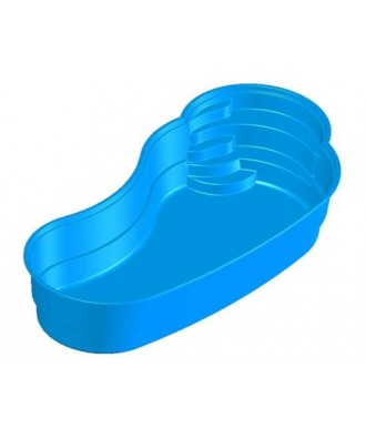 Piscina ingropata din fibra de sticla model LAGUNA 