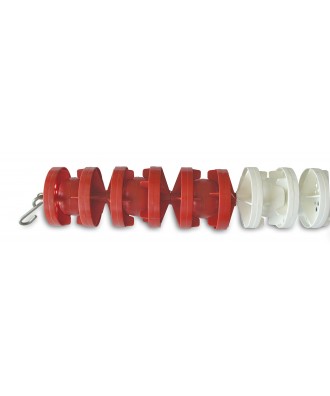Culoar inot cablu otel inoxidabil  25-50m si discuri dimensiuni d10cm 
