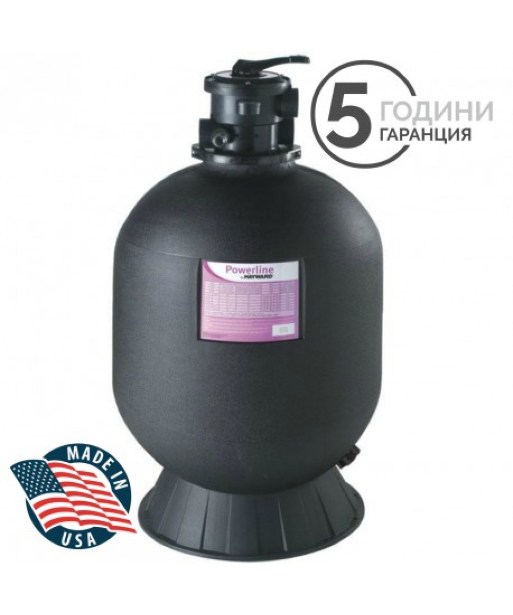 Filtru nisip cu vana sase pozitii deasupra model Powerline | Hayward