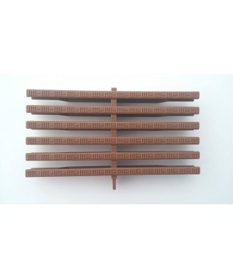 Gratar pentru piscina cu revarsare - flexibil maro deschis 242mm | Pool Point