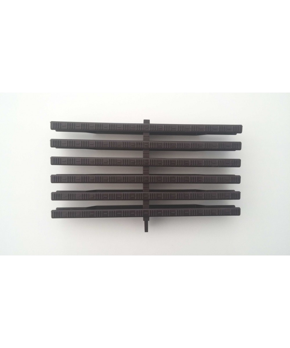 Gratar pentru piscina cu revarsare - flexibil maro inchis 242mm | Pool Point