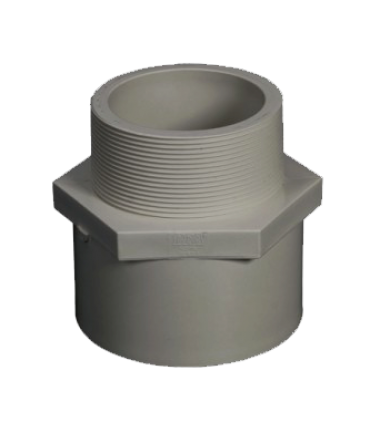 Niplu PVC cu filet extern