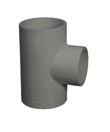 Teu reductie PVC 90 grade