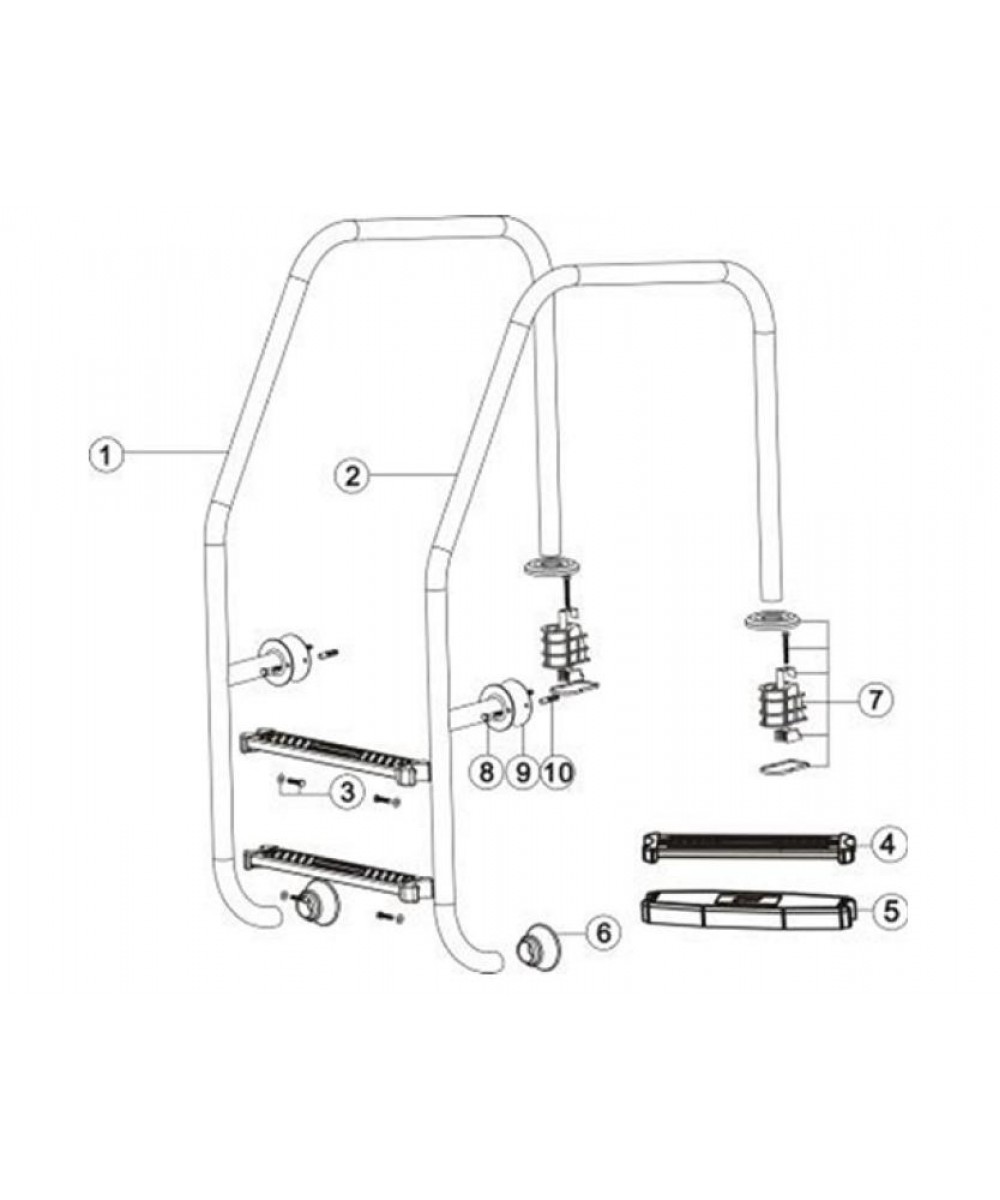 Conector scara piscina | Emaux