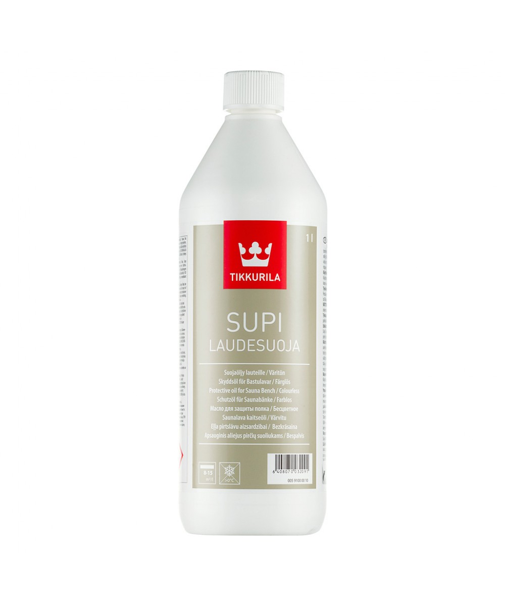 Ulei parafina pentru protectia bancilor sauna | Tikkurila