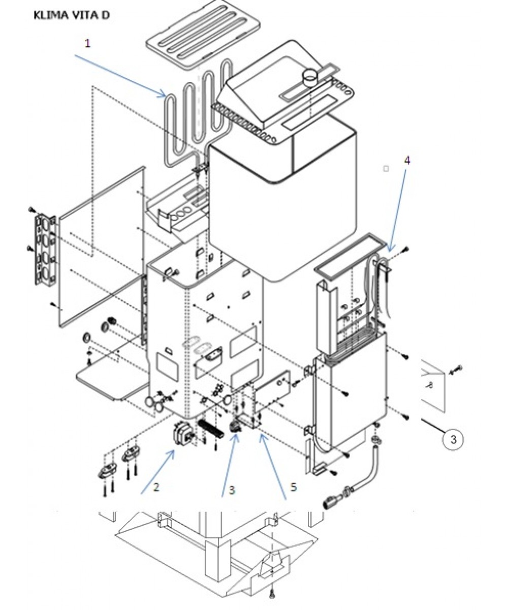 Piese schimb soba sauna model KLIMAVITA D | Helo