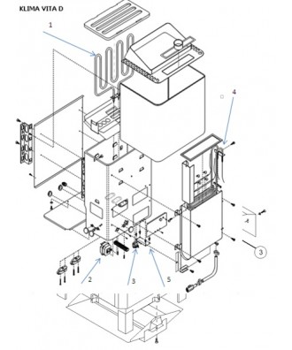 Piese schimb soba sauna model KLIMAVITA D | Helo