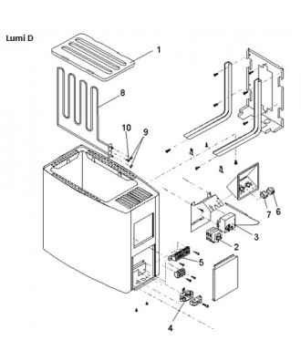 Piese schimb soba sauna model LUMI D | Helo