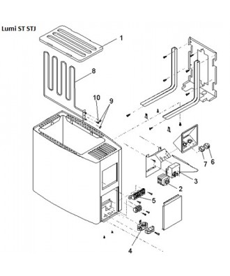Piese schimb soba sauna model LUMI HotCover ST STJ | Helo